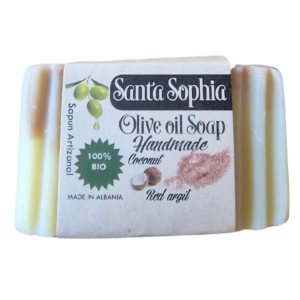 Olive Oil Soap - with Coconut and Red Argil