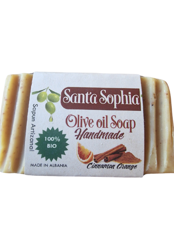 Olive Oil Soap - with Cinnamon and Orange